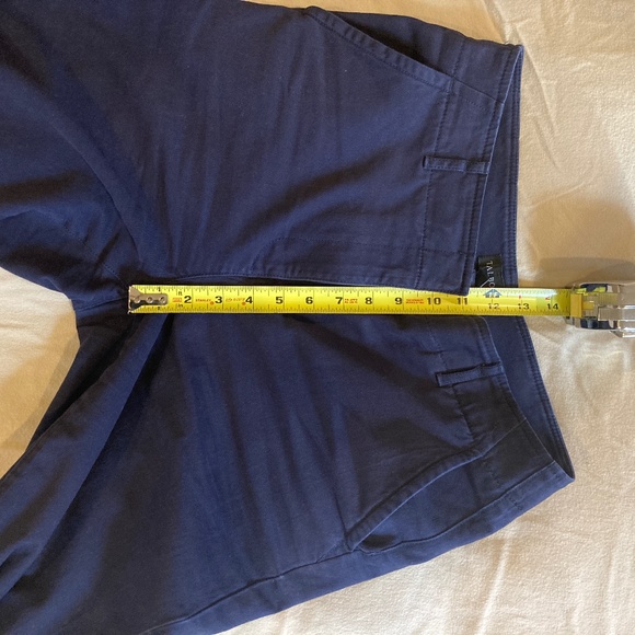 Talbots Navy Twill Wide-leg Pant Sz 6 - Picture 7 of 7